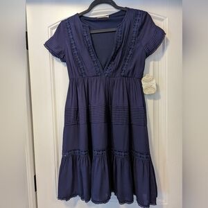 Navy Blue Altar’d State mini dress size XS